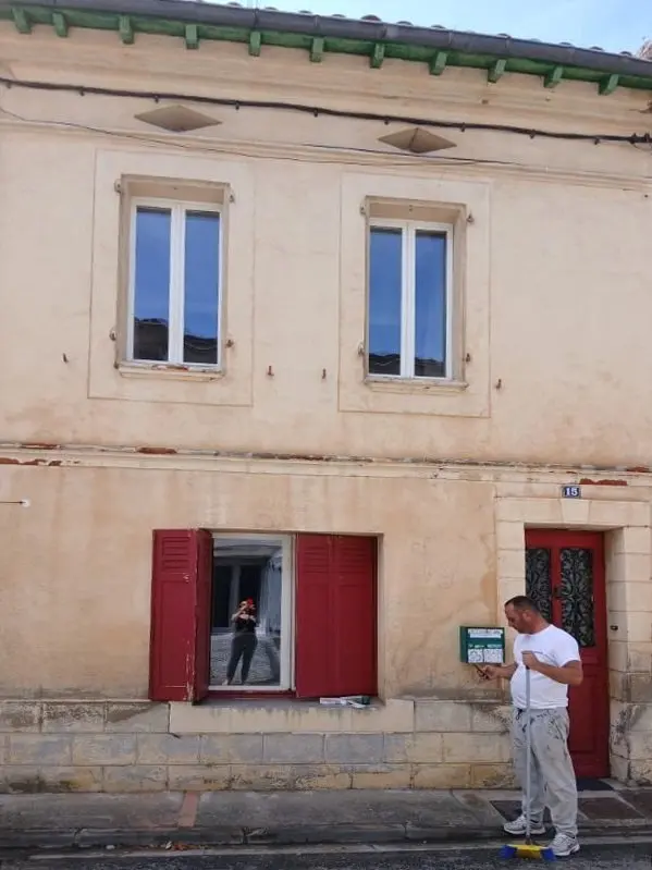 Ravalement de façade (avant)